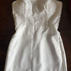 Elegant White Hoco Dress